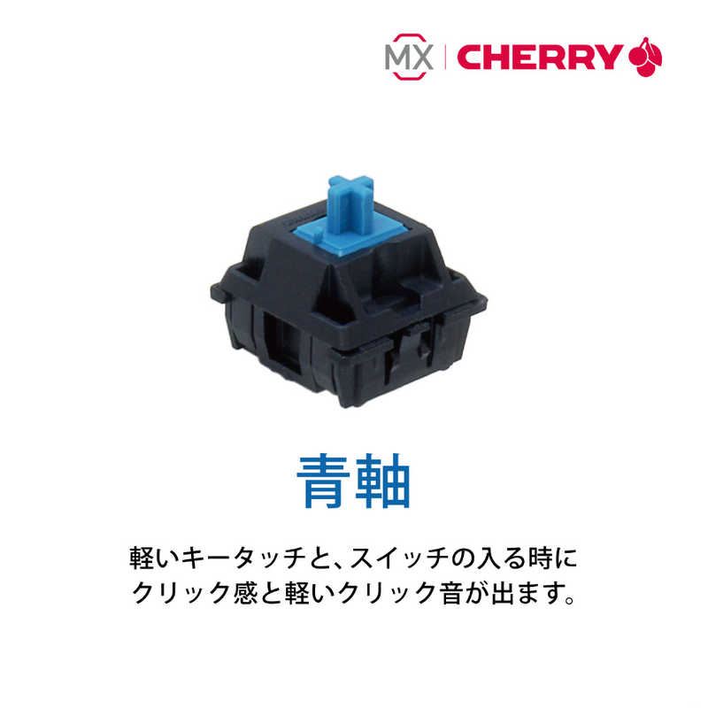 MISTEL MISTEL BAROCCO MD770 左右分離型 キーボード 日本語JIS配列 Cherry MX 青軸 Mistel [有線 /USB] MD770CJPPDBBA1 MD770CJPPDBBA1