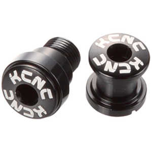 KCNC チェーンリング ボルト SB009 カンパ 5PCS ブラック ﾁｪｰﾝﾘﾝｸﾞﾎﾞﾄﾙ