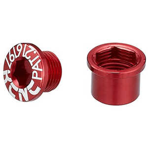 KCNC チェーンリング ボルト M8.5×0.75×4.5ボルト/M8.5×0.75×4.5ナット 263112(レッド)シングル用 5PCS KCNC チェーンリング ボルト M8.5×0.75×4.5ボルト/M8.5×0.75×4.5ナット 263112(レッド)シングル用 5PCS
