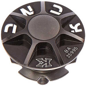 KCNC ヘッドセットパーツ SLアヘッドキャップセット 1-1/8 506301 ブラック