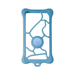 BONECOLLECTION 6.1~7.2インチサイズ対応 スマートフォン用ケース Bubble Tie 2-Lサイズ KUSUMI BLUE くすみブルー UN22071KB