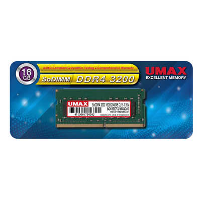 UMAX 増設メモリ/ DDR4-3200/PC4-25600/260pin Unbuffered
