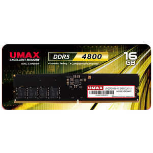 UMAX ݗp [UM-DDR5-4800[DIMM DDR5 /16GB /1] UM-DDR5S-4800-16G