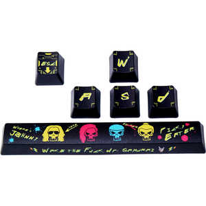 Traitors Wheres Johnny Keycap Set ゲーミングキーキャップ ブラック WHERESJOHNNYKS