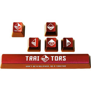 Traitors TRAITORS Classic Keycap Set ゲーミングキーキャップ レッド TRAITORSCLASSICKS
