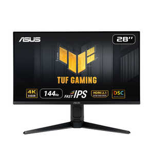 ASUS エイスース TUF Gaming VG28UQL1A ゲーミングモニター 28型/ 4K(3840×2160)/ ワイド/ ブラック/ TUF Gaming