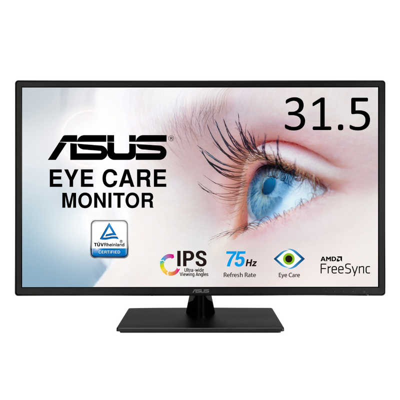 ASUS エイスース ASUS エイスース PCモニター Eye Care ブラック [31.5型 /フルHD(1920×1080) /ワイド] VA329HE VA329HE