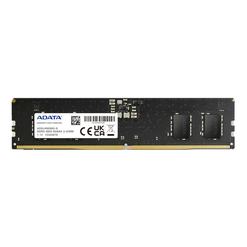 ADATA ADATA 増設用メモリ DDR5-4800[DIMM DDR5 /8GB /1枚] AD5U48008G-R AD5U48008G-R