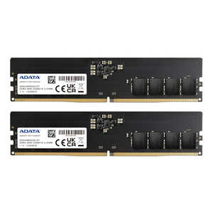 ADATA 増設メモリ DDR54800 32GB×2枚 デスクトップ用 ブラック ［DIMM DDR5 /32GB /2枚］ AD5U480032GDT