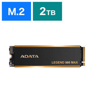 ADATA ����SSD PCIExpress�ڑ� LEGEND 960 MAX �m2TB /M.2�n�u�o���N�i�v ALEG-960M-2TCS
