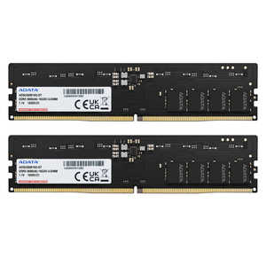 ADATA ѥ DDR5-5600 ֥å[DIMM DDR5 /16GB /2] AD5U560016G-DT