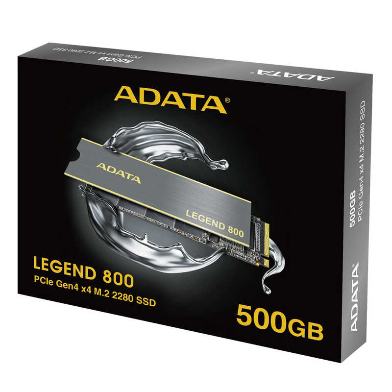 ADATA ADATA 内蔵SSD PCIExpress接続 LEGEND 800 ［500GB /M.2］｢バルク品｣ ALEG800500GCS ALEG800500GCS