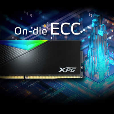 ADATA 増設用メモリ XPG LANCER RGB DDR5-6400 ホワイト[DIMM