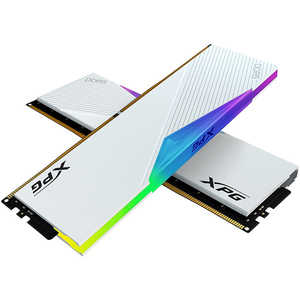 ADATA 増設用メモリ XPG LANCER RGB DDR5-6400 ホワイト[DIMM DDR5 /16GB /2枚] AX5U6400C3216G-DCLARWH