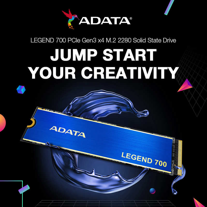 ADATA ADATA 内蔵SSD PCIExpress接続 LEGEND 700 ［2TB /M.2］「バルク品」 ALEG7002TCS ALEG7002TCS