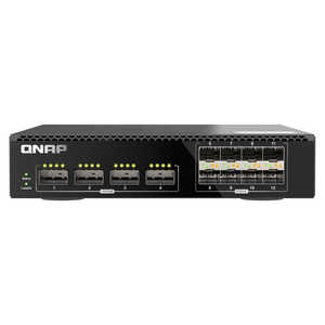QNAP スイッチングハブ［100GbE QSFP28×4/25GbE SFP28×8］ QSW-M7308R-4X