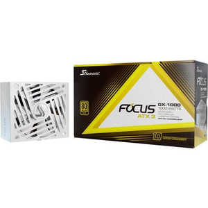 ˥å PCŸ Focus GX-1000 ATX3(V4) - White 1000W /Gold SRP-FGX102-A5A32SF-WH