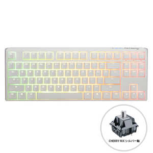 Ducky ߥ󥰥ܡ ۥ磻 One 3 Classic Pure White TKL ͭ USB dk-one3-classic-pw-rgb-tkl-silver