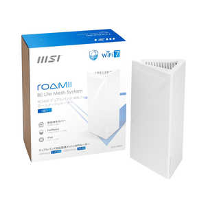MSI Roamii BE Lite Mesh System- 1 Pack �mWi-Fi 7(be)�n RoamiiBELiteMeshSystem-1Pack