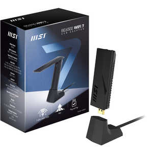 MSI BE6500 WiFi 7 USB Adapter �mWi-Fi 7(be)�n BE6500WiFi7USBAdapter