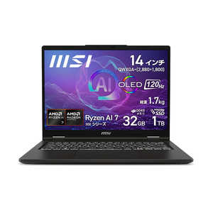 MSI Ρȥѥ [ Copilot+ PC / 14 / Win11 Home / Ryzen 7 / 32GB / SSD1TB ] åɥ쥤 VENTUREA14A3HMG-1055JP