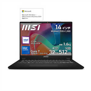 MSI Ρȥѥ Modern 14 [ 14 / Win11 Home / Core 7 / 32GB / SSD512GB / Office ] 饷å֥å MODERN-14HD2RMG-5429JP