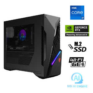MSI Q[~OfXNgbvp\R [ RTX 5070 / j^[ / Win11 Home / Core i7 / 32GB / SSD1TB ] ubN MAG Infinite S3 14NVP7-2891JP