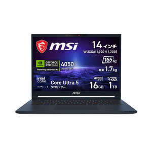 MSI Q[~Om[gp\R [ 14^ / Win11 Home / Core Ultra 5 / 16GB / SSD1TB ] X^[u[ STEALTH14-A1VEG-4055JP