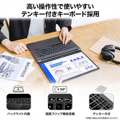 MSI ノートパソコン [ 15.6型 / Win11 Home / Core 5 / メモリ32GB