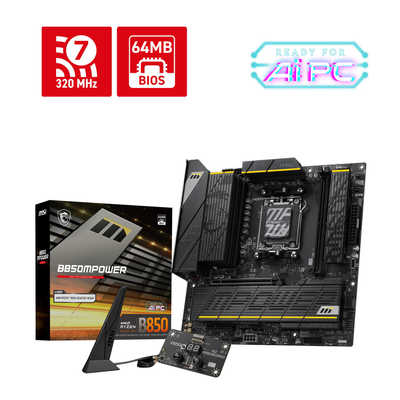 MSI マザーボード(Socket AM5) ［MicroATX］ B850MPOWER の通販