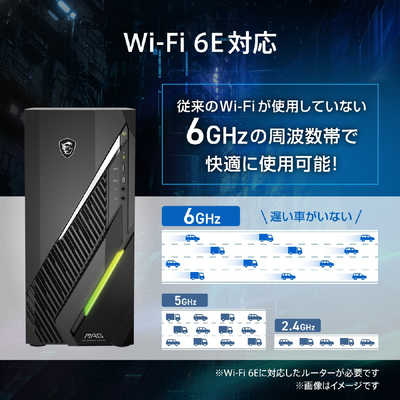 MSI ゲーミングデスクトップパソコン [ モニター無し / Win11 Home