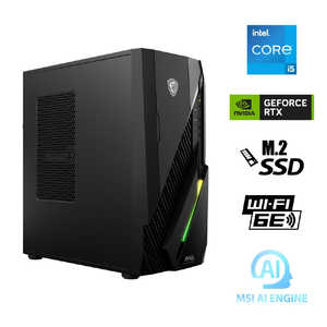 MSI ゲーミングデスクトップパソコン [ モニター無し / Win11 Home / Core i5 / メモリ32GB / SSD1TB ] MAG Infinite E1 14NVL5-243JP