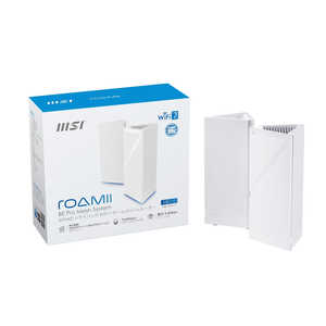MSI Roamii BE Pro Mesh System- 2 Pack �mWi-Fi 7(be)�n RoamiiBEProMeshSystem-2Pack