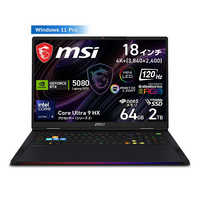ラッドさん専用　MSIゲーミングノートパソコン MSI ゲーミングノートパソコン [ 18型 / Win11 Pro / Core Ultra 9