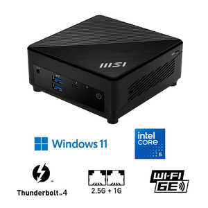 MSI �f�X�N�g�b�vPC(Win�E���j�^����) �mWindows11 Home / intel Core 5 / �������F16GB / SSD�F512GB�n Cubi 5 1MA-656JP