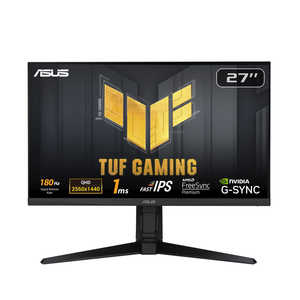 ASUS エイスース ゲーミング液晶ディスプレイ TUF GAMING ［27型 /WQHD(2560×1440) /ワイド］ VG27AQL3A