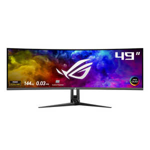 ASUS エイスース ゲーミング液晶ディスプレイ ROG Swift OLED ［49型 /Dual QHD(5120×1440) /ワイド /曲面型］ PG49WCD