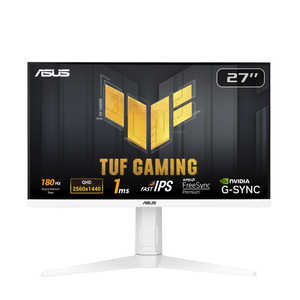 ASUS  ߥ󥰱վǥץ쥤 TUF Gaming 27 /WQHD(25601440) /磻ɡ VG27AQL3A-W