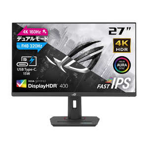ASUS  ߥ󥰱վǥץ쥤 ROG Strix 27 /4K(38402160) /磻ɡ XG27UCG