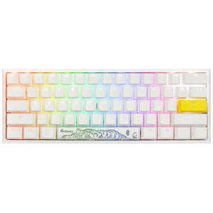 Ducky One 2 Pro Mini RGB Pure White Cherry Speed Silver RGB ONE2PROMINISILVER