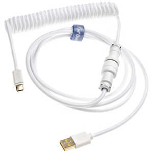 Ducky Coiled Cable Heaven White ホワイト dk-coiled-cable-heaven-white Ducky Coiled Cable Heaven White ホワイト dk-coiled-cable-heaven-white