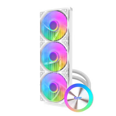 DARKFLASH 水冷CPUクーラー 360mmファン x1 ［LGA1851/1700・AM5/AM4