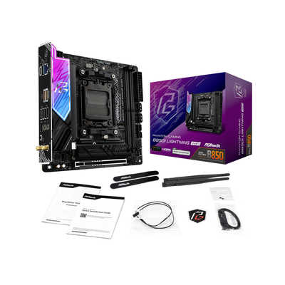 ASROCK マザーボード(Socket AM5) ［MiniITX］ B850I Lightning WiFi