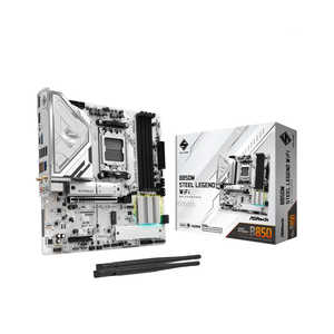 ASROCK ޥܡ(Socket AM5) MicroATX B850M Steel Legend WiFi