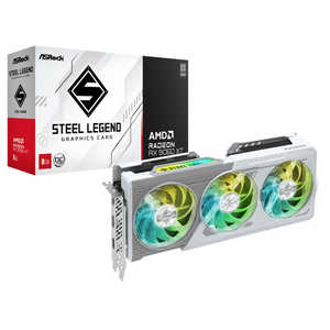 ASROCK Radeon RX 9060XT Steel Legend 8G OC Radeon RX꡼ / 8GB RX9060XTSL8GO