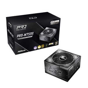 ASROCK PC�d�� �m750W / ATX / Cybenetics Gold / 80PLUS Gold�n PRO-M750G