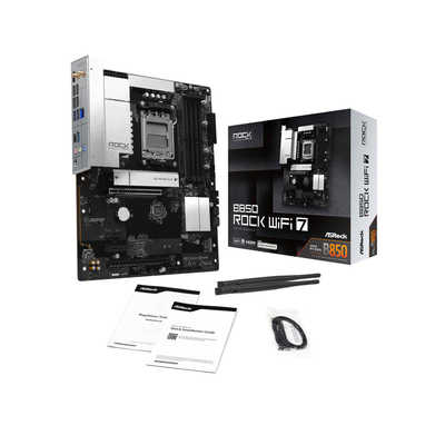 [新品] ASRock B850 ROCK WiFi 7 [未使用] [未開封] ASROCK ASRock B850 Rock WiFi 7 ［ATX］ B850RockWiFi7 の通販