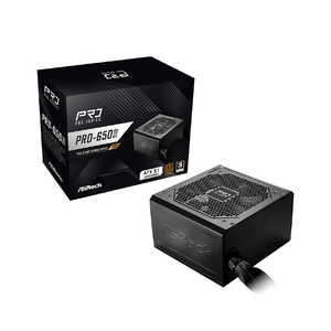 ASROCK ASRock PRO-650B V2 �m650W / ATX / 80PLUS Bronze�n PRO-650BV2