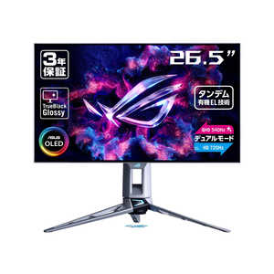 ASUS ���������� �����ߥ󥰱վ��ǥ����ץ쥤 ROG Swift OLED PG27AQWP-W