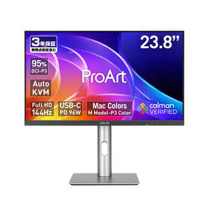 ASUS �G�C�X�[�X �t���f�B�X�v���C ProArt ➑́F�u���b�N�A�X�^���h�F�V���o�[ PA249CGV